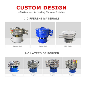 Vòng rung screener sifter máy 500 lưới cho chấm điểm/siêu mịn bột rung màn hình Vibro sàng Shaker - Product Image 2