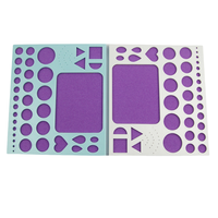 Outils multifonctionnels de bricolage Papier Quilling Modèle spécial de rouleau de papier Modèle de papier Quilling pour l'expression créative