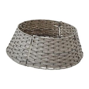 Venta al por mayor de fábrica: Collar de ratán para árbol de Navidad, falda para árbol de Navidad, decoraciones navideñas - Product Image 1