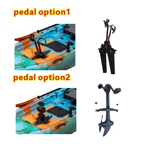 <span class=keywords><strong>Kayak</strong></span> <span class=keywords><strong>de</strong></span> <span class=keywords><strong>pêche</strong></span> modulaire Itoo pour 2 personnes en HDPE, 14,77 pieds (4,2 m), moteur détachable, double propulsion <span class=keywords><strong>à</strong></span> pédales, ailerons <span class=keywords><strong>à</strong></span> <span class=keywords><strong>hélice</strong></span>, résistant <span class=keywords><strong>à</strong></span> l'eau - Product Image 5