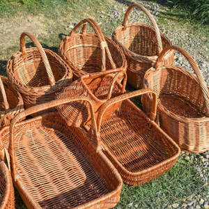 Multi-purpose Woven Wicker Storage <b>Basket</b> Eco-Friendly Home Decor Rattan Organizer for <b>Bathroom</b> and Kitchen - Product Image 2