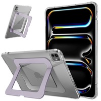 Étui pour tablette Ealysun pour iPad avec support AL et coussin d'air, coque de protection transparente 26,3x21 mm