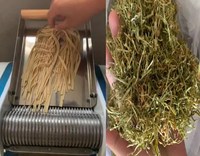 Machine à couper et à déchiqueter les piments secs de 0,8 mm, 1 mm, 2 mm / Machine à couper et à déchiqueter les feuilles d'orange, les herbes, les feuilles sèches, le tabac, le thé