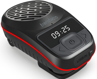 Speaker Magnetik Portabel dengan Layar Tampilan, Perangkat Elektronik Dilengkapi Alarm dan Jam
