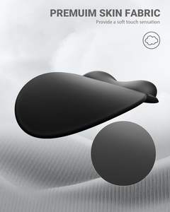 ジェル手首サポート ブラック 人間工学に基づいたマウスパッド 滑り止めシリコンベース 耐久性のある滑らかな表面 デスクマット コンピューターオフィス用 - Product Image 3