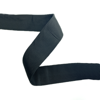 Bandes élastiques personnalisées 1,2 cm 1,5 cm 2 cm 2,5 cm, sangle élastique plate pour chaussures, accessoire de couture DIY, polyester/coton extensible
