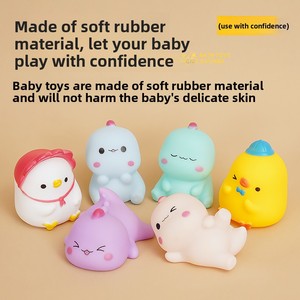 Juguete Educativo de Agua para Niños con Forma de Dinosaurio o Patito, Personalizable con Logotipo, Mini, Lindo, para Aliviar el Estrés, Juguete de Baño con Sonido - Product Image 3