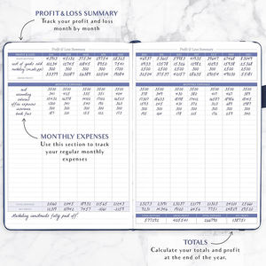 สมุดบันทึกบัญชีคุณภาพสูงสำหรับติดตามรายรับรายจ่าย-สมุดบัญชี-บันทึกการเงิน อุปกรณ์สำหรับธุรกิจขนาดเล็ก สมุดบัญชี สมุดบันทึก - Product Image 3