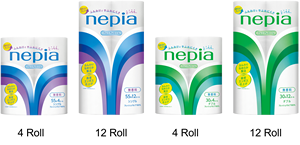 Japón Nepia P3-004 Productos de Higiene Cómodos Papel Higiénico Suave Rollo de Papel Higiénico - Product Image 2