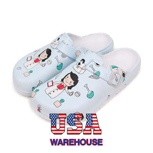 Sandales confortables pour femmes en EVA antidérapant, imprimées de dessins animés, à bout fermé, pour l'été, l'automne, les sports de plein air, en mousse - Product Image 2