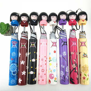 ร่มกันแดดเด็กผู้หญิงญี่ปุ่นสุดสร้างสรรค์ TX828ร่มพับได้3พับได้ร่มทรงดินสอน่ารักแบบพับได้ - Product Image 3