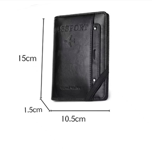 Porta Passaporto con Protezione RFID, Porta Carte, Organizzatore Biglietti, Borsa da Viaggio Multifunzionale per Documenti, Vendita Diretta dalla Fabbrica - Product Image 6