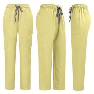 Tenue d'hôpital prête à porter haut de gamme pour femme, col en V, en spandex, avec logo personnalisé, pour le sport et l'entraînement - Product Image 3