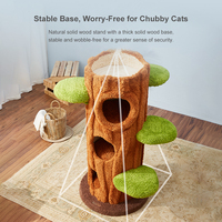 Fabrication de tours d'arbres à chats de haute qualité, peu encombrantes, en sisal durable pour les grands cadres d'escalade multi-chats.