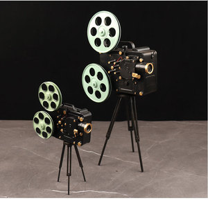 Film histoire <span class=keywords><strong>objet</strong></span> de film projecteur de film à l'ancienne décoration de la maison enregistreur nostalgique mobilier créatif - Product Image 3