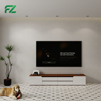 Meuble TV mural flottant au design minimaliste moderne et luxueux pour salon et appartement