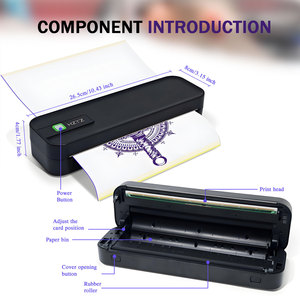 OEM Factory Wholesale Wireless Inkless A4 <strong>Printer</strong> Thermal Mini Portable Tattoo <strong>Printer</strong> Thermal Copier Tattoo <strong>Stencil</strong> <strong>Printer</strong> - Product Image 6