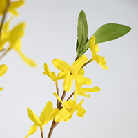 Premium Winterjasmin Künstliche Pflanze für Hochzeit, Restaurant, Hotel, Wohnzimmer, Cafeteria, Gewerbliche Innenraumdekoration
