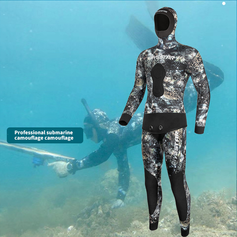High Quality Camouflage Wetsuit Suit 3