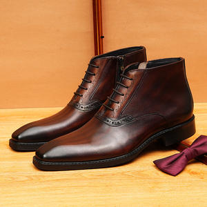 Sandales en cuir véritable respirantes de haute qualité, sandales de marche en plein air, sandales plates décontractées pour hommes, mode été - Product Image 1