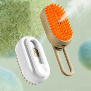 Nuevo Cepillo 3 en 1 para Mascotas, Cepillo de Aseo con Spray ABS, Masajeador y Autolimpiante para Perros y Gatos, Peine para Eliminar Pelo Suelto - Product Image 6