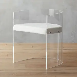 חדש עיצוב צבעוני אקריליק כיסאות, אקריליק זול ריהוט כיסא אקריליק כיסא