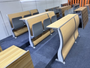 Cao đẳng Tip-up trường Bàn và ghế gỗ trường bàn với gỗ lớp học ghế bài giảng hội trường chỗ ngồi với bàn - Product Image 3