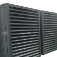 Volets Métalliques Horizontaux Style Moderne, Fenêtres à Jalousies, Vanne de Ventilation Automatique en Aluminium pour Extérieur