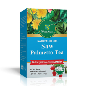 Rimedio naturale per il supporto della prostata per la cura del tratto urinario e per il mantenimento dell'equilibrio degli uomini a base di erbe ha visto il tè Palmetto - Product Image 6