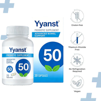 Capsules de probiotiques de haute qualité OEM/ODM à marque privée, soutien enzymatique digestif, renforcement immunitaire pour adultes