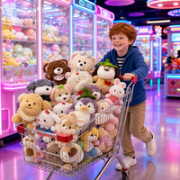 Peluche Koala douce pour machine à griffes, vente en gros, animaux en peluche en vrac, prix de jeu d'arcade, recharges pour machine à griffes pour anniversaires d'enfants