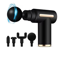 Pistolet de massage à percussion profonde rechargeable, masseur musculaire portable pour la relaxation du corps entier, appareil de massage