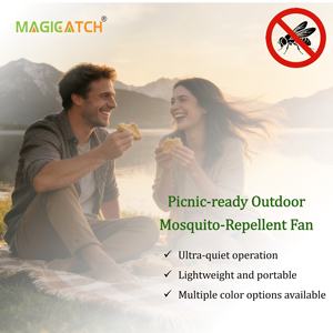 Ultraleichtes 165g Festes PP Umweltfreundliches Tragbares Fliegenabwehrgerät mit Langlebiger Batterie USB-Betrieben für Outdoor - Product Image 5