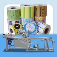 Ligne de production d'étiquetage à haute précision certifiée CE, machine intelligente entièrement automatique de séparation des pages et d'étiquetage