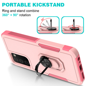 Vente en gros 360 porte-anneau antichoc Mobile couverture arrière TPU PC étuis de téléphone portable pour <span class=keywords><strong>Samsung</strong></span> Galaxy AO3s 165.8 Mm(USA) - Product Image 3