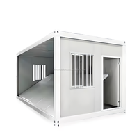 Conteneur de luxe pliant certifié durabilité haute résistance et porteur Conteneur pliable pour maison avec 2 pièces