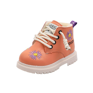 Bottes d'Hiver Mode Chaussures pour Enfants, Bottes Courtes Chaudes en Coton pour Garçons et Bottes de Neige à Fermeture Éclair pour Filles - Product Image 6