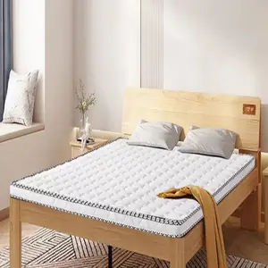 Colchón de látex de yute marrón duro para ancianos, colchón de columna vertebral para niños, 1,8 m de cama de Tatami, colchones finos extraíbles para dormir