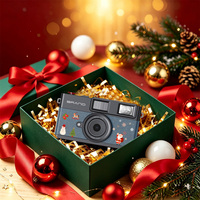 Appareil photo numérique classique sans écran, équipé d'un flash au xénon, 3 filtres, stockage sur carte TF, cadeau de Noël pour enfants