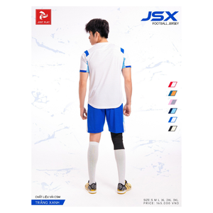 Recién llegado, uniformes de equipo de fútbol personalizados con estampado de transferencia de calor, camisetas de tela ecológicas, Just Play, mayorista, Conjunto personalizado - Product Image 1