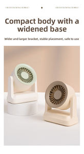 2025 חדש הגיע חם מכירה 5 צעדים מהירות רוח חזקה להתאים אישית את המאוורר שולחן מיני נייד - Product Image 6