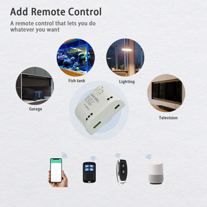 Tuya APP 7-32V 85-250V RF433 <span class=keywords><strong>WIFI</strong></span> двери гаража мебель лампа контроллер модуль беспроводной RF контроллер дистанционного управлен - Product Image 4