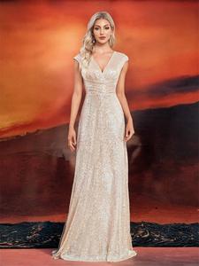 <span class=keywords><strong>Robe</strong></span> <span class=keywords><strong>de</strong></span> soirée chic à sequins longue jusqu'au sol, best-seller, robes élégantes <span class=keywords><strong>pour</strong></span> <span class=keywords><strong>la</strong></span> mère <span class=keywords><strong>de</strong></span> <span class=keywords><strong>la</strong></span> mariée <span class=keywords><strong>pour</strong></span> le mariage - Product Image 3