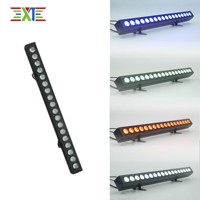 XJ Direktvertrieb 18*10W RGBW 4-in-1 Wandfluter 200W LED mit DMX512-Steuerung Aluminiumkonstruktion für Bühnen, Konzerte, Bars