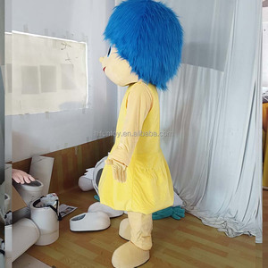 Funtoys profesional personalizado América película Azul pelo chica mascota disfraz adulto Navidad fiesta Halloween evento disfraz para la venta - Product Image 2