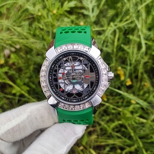 Bán Buôn Thời Trang Lớn 47Mm Quay Số Hollow Thiết Kế Hợp Kim Thủy Tinh G Sốc Iced out Thể Thao Người Đàn Ông Của Thạch Anh Montre Đồng Hồ Cho Sinh Viên Thanh Niên - Product Image 5