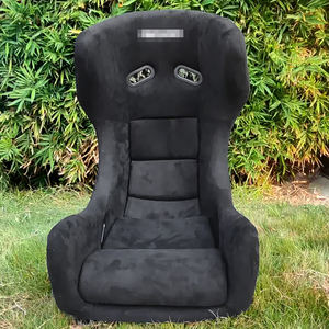 RE08 Volwassen Fluwelen Relaxfauteuil Inklapbare Sport Race Verstelbare Racestoel voor Race Drift Simulator - Product Image 4
