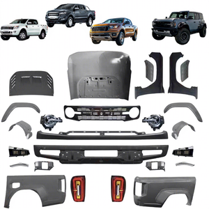 Kit de carrocería de coche Parrilla de estiramiento facial modificada con kit de carrocería de faro para <span class=keywords><strong>2012</strong></span> <span class=keywords><strong>Ford</strong></span> Ranger Kit de actualización T6 T7 T8 12-21 actualización <span class=keywords><strong>Bronco</strong></span> cuerpo - Product Image 2