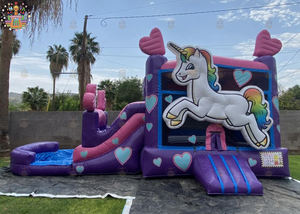 Nueva marca Nova, gran oferta, <span class=keywords><strong>casa</strong></span> de rebote inflable colorida para exteriores, tobogán de agua, Castillo de salto, modelo para niños - Product Image 5