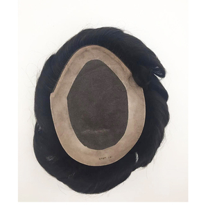 Yl <span class=keywords><strong>Uomini</strong></span> Parrucche Toupee Dei Capelli Umani Mono Merletto <span class=keywords><strong>con</strong></span> Npu Intorno Pizzo Sistemi - Product Image 1